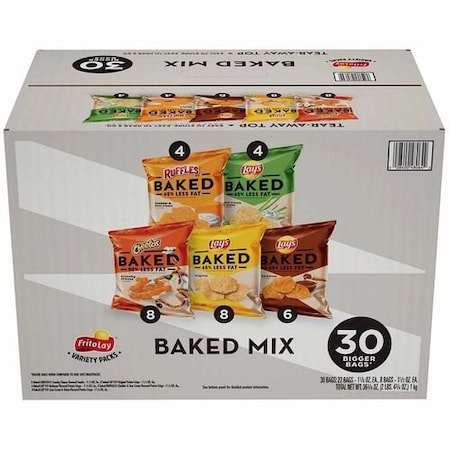 Pepsico-Frito Lay Backed Snacks, 1-1/8oz/1-1/2oz, MI, 2PK LAY73172
